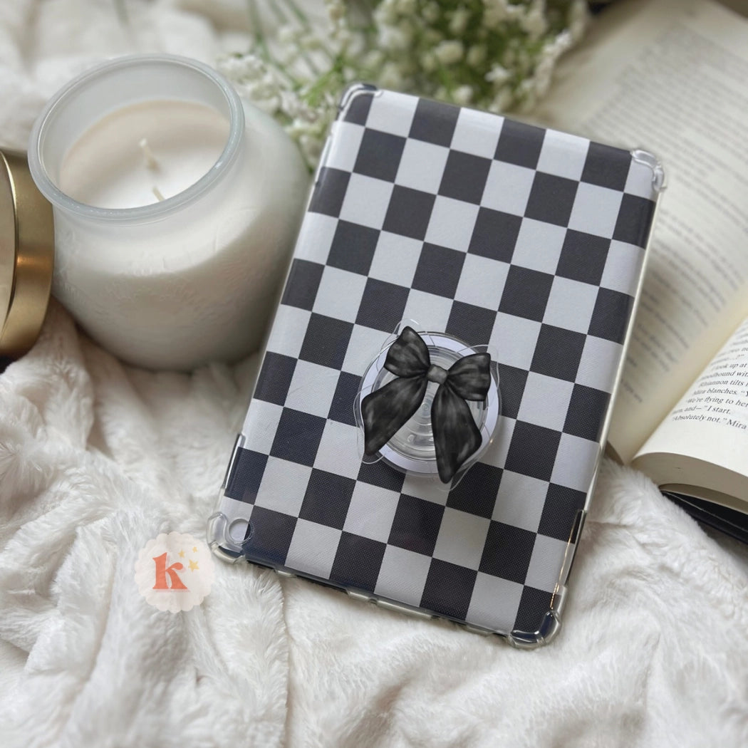Black Bow Coquette Kindle/Phone Grip