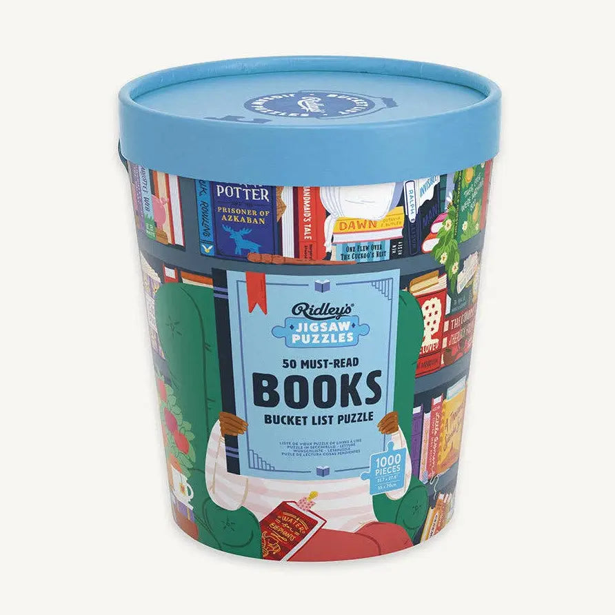50 Must-Read Books of the World Bucket List 1000-piece Jigsaw Puzzle