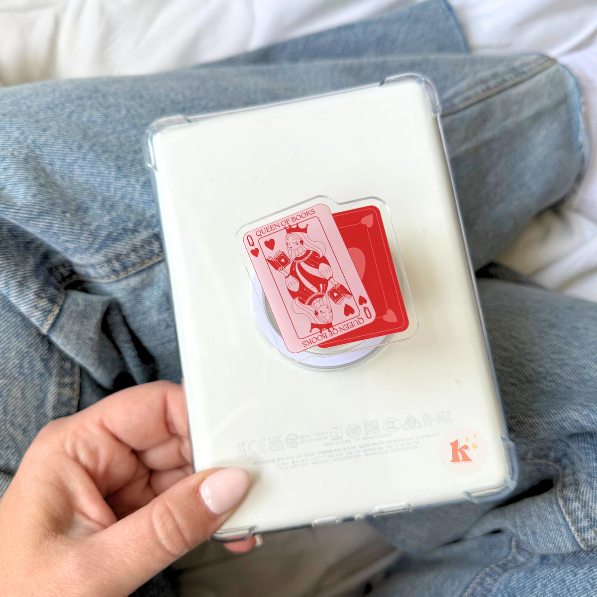 Queen of Books Kindle/Phone Grip