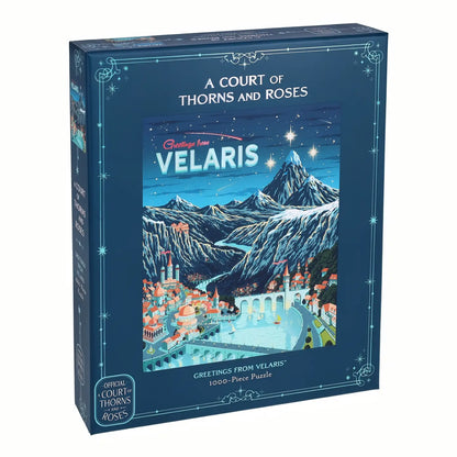 A Court of Thorns and Roses: Official Greetings from Velaris 1000-Piece Puzzle