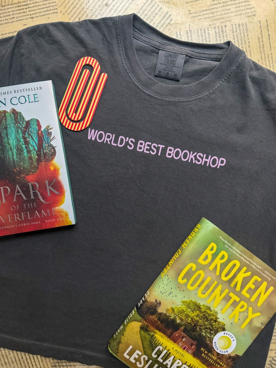 World’s Best Bookshop Cropped Tee PREORDER
