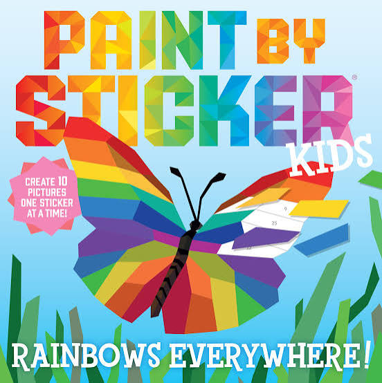 Paint by Sticker Kids Rainbows Everywhere
